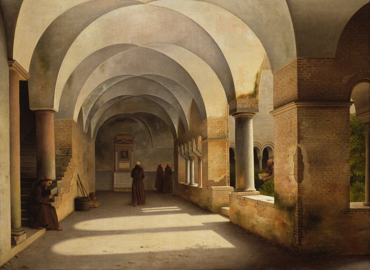 Klostret, San Lorenzo utanför murarna av Christoffer Wilhelm Eckersberg