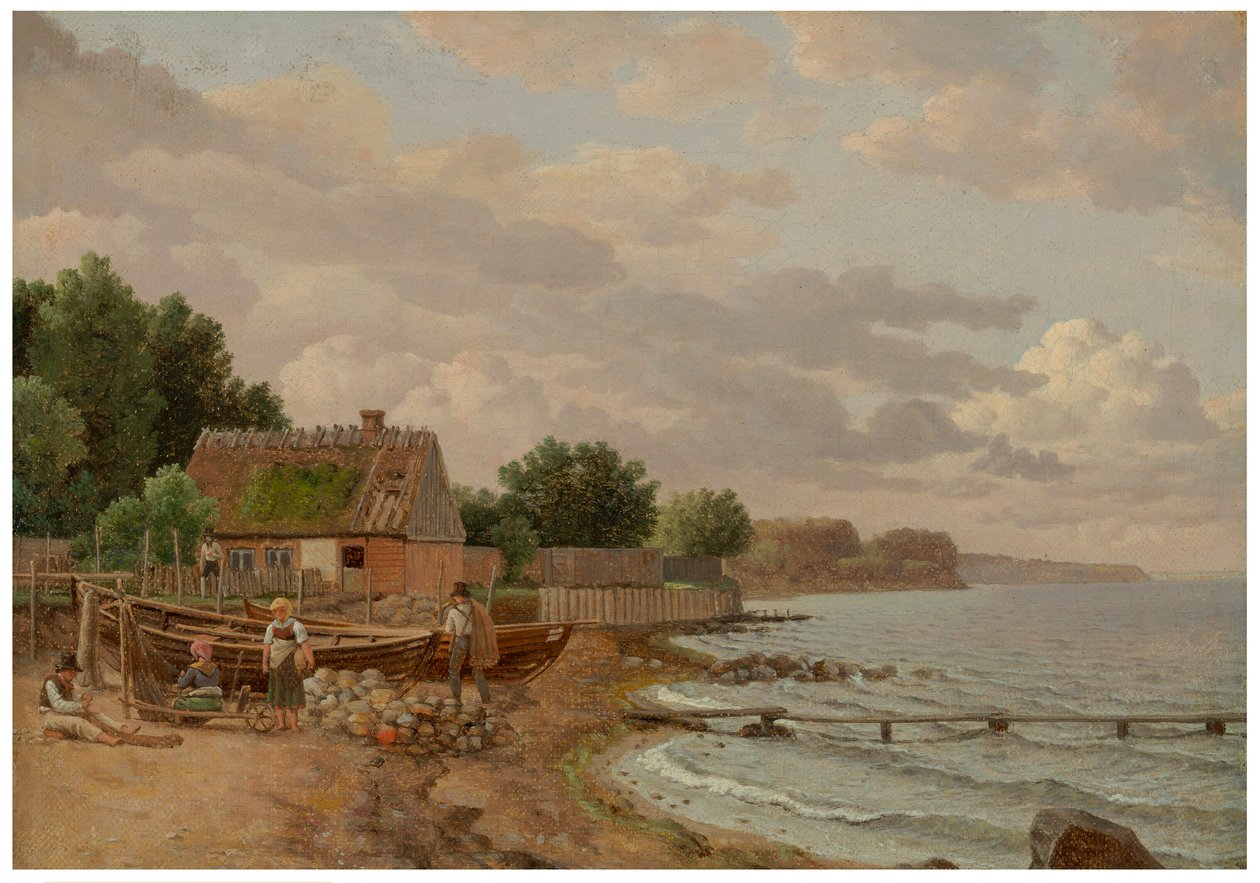 Utsikt från Taarbaeck (Partyt från Taarbaeck) av Christoffer Wilhelm Eckersberg