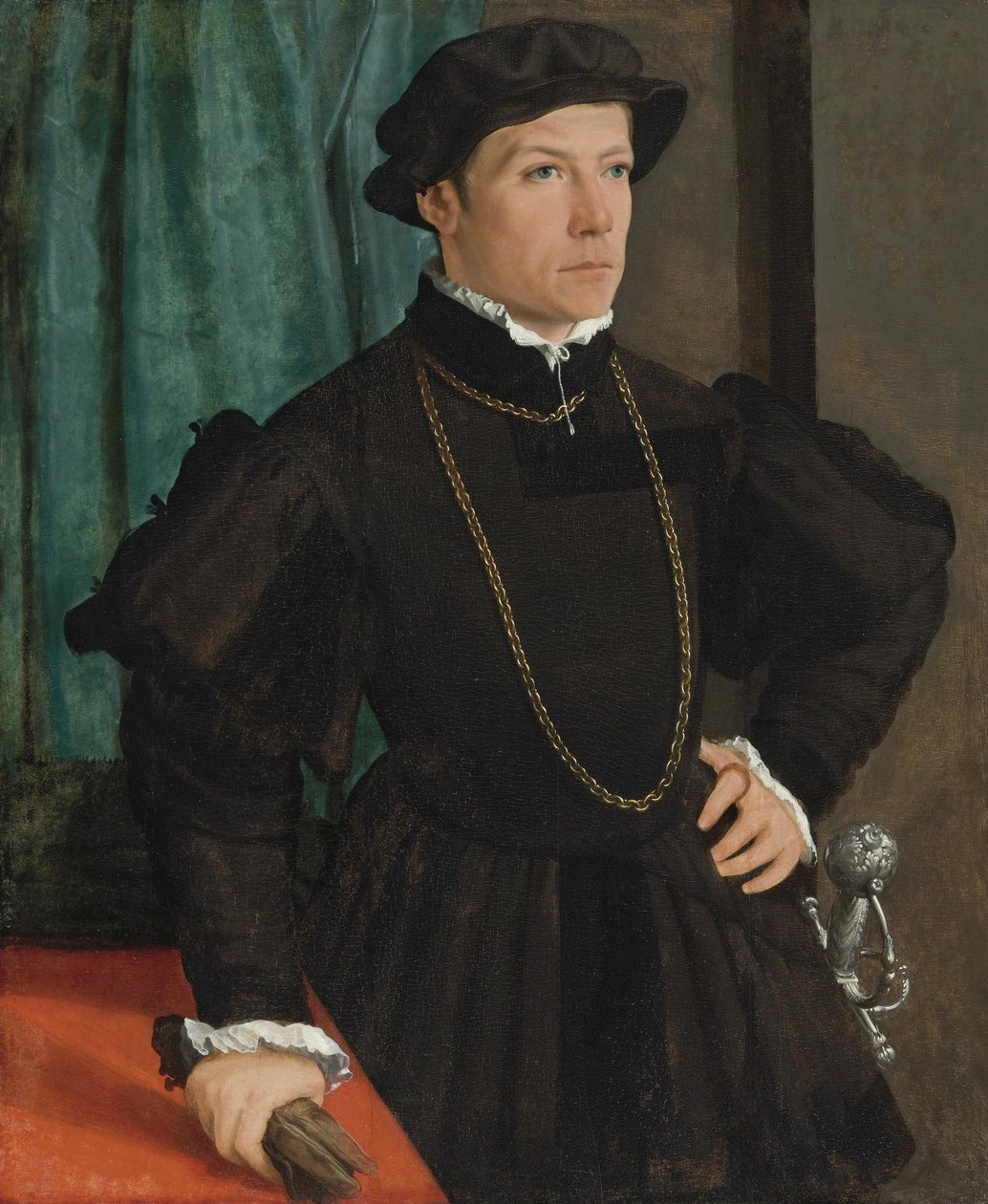 Porträtt av Johann Jakob Fugger av Christoph Amberger