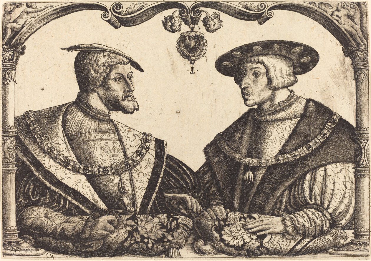 Kejsarna Karl V och Ferdinand I av Christoph Bockstorfer