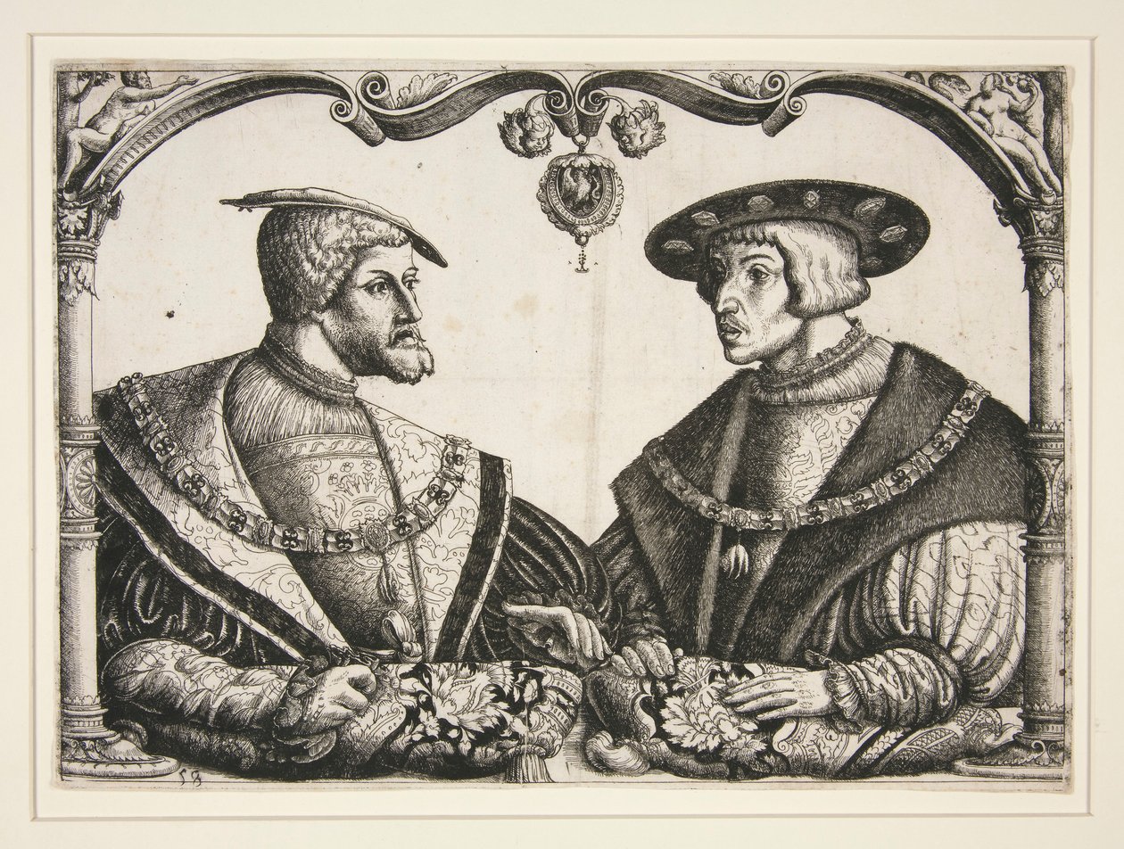 Kejsarna Karl V och Ferdinand I av Christoph Bockstorffer