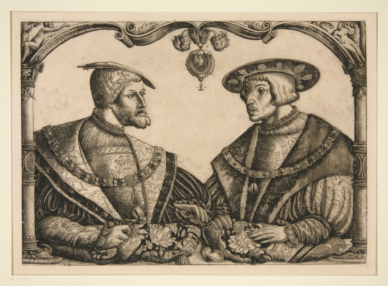 Kejsarna Karl V och Ferdinand I av Christoph Bockstorffer