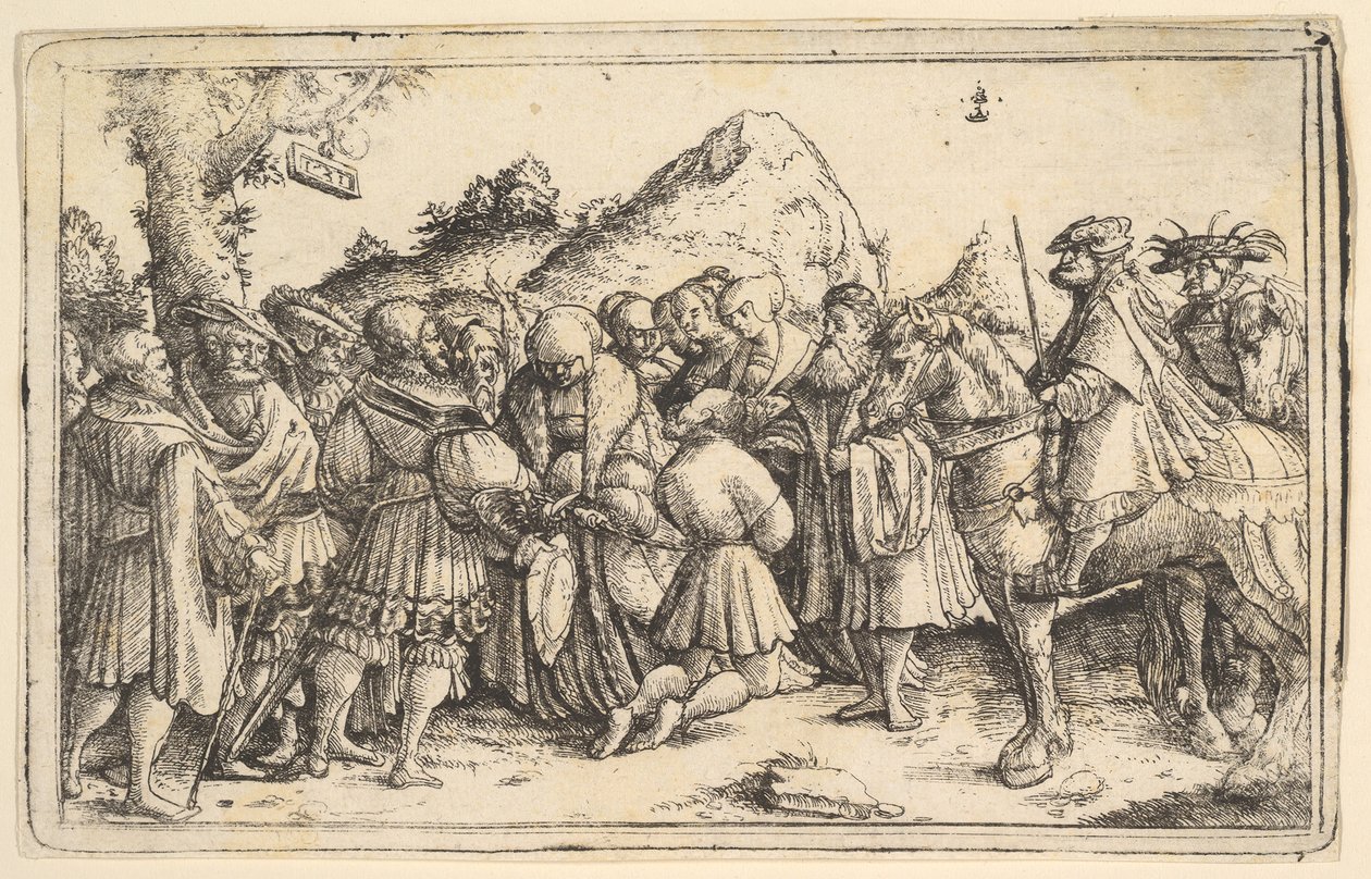 Benådningen av en brottsling, 1531. av Christoph Bockstorffer