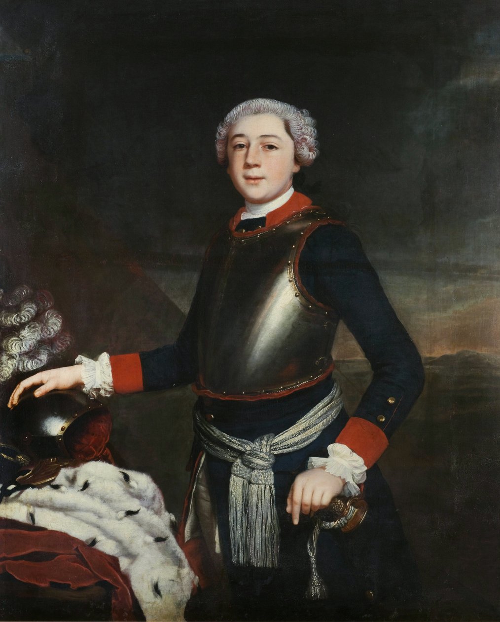 Leopold Friedrich Franz v. Anhalt-Dessau i ung ålder av Christoph Friedrich Reinhold Lisiewski