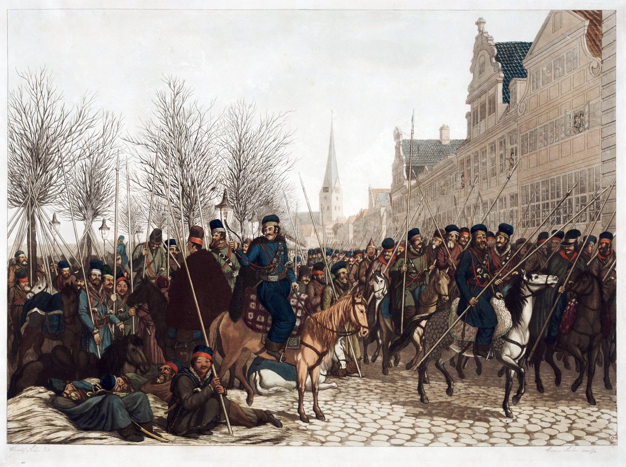 Kosacker i Hamburg, 18 mars 1813 - Suhr, Christoph av Christoph Suhr