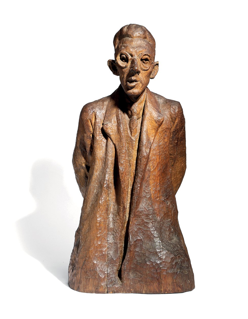Porträtt av kritikern Arthur Binz, ca 1926 (ek) av Christoph Voll