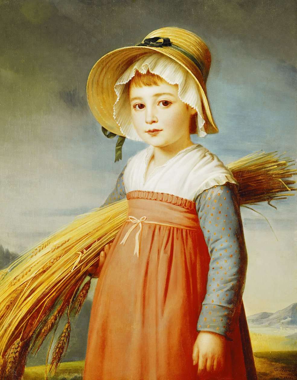 Den lilla plockaren, 1824 av Christophe Thomas Degeorge