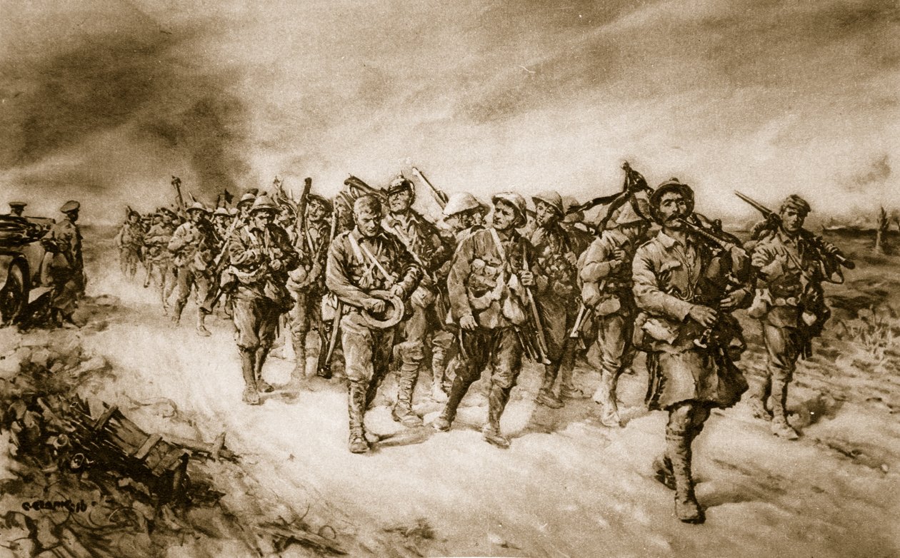 Dublins och Munsters återvänder från segern vid Ginch, 1914-19 av Christopher Clark