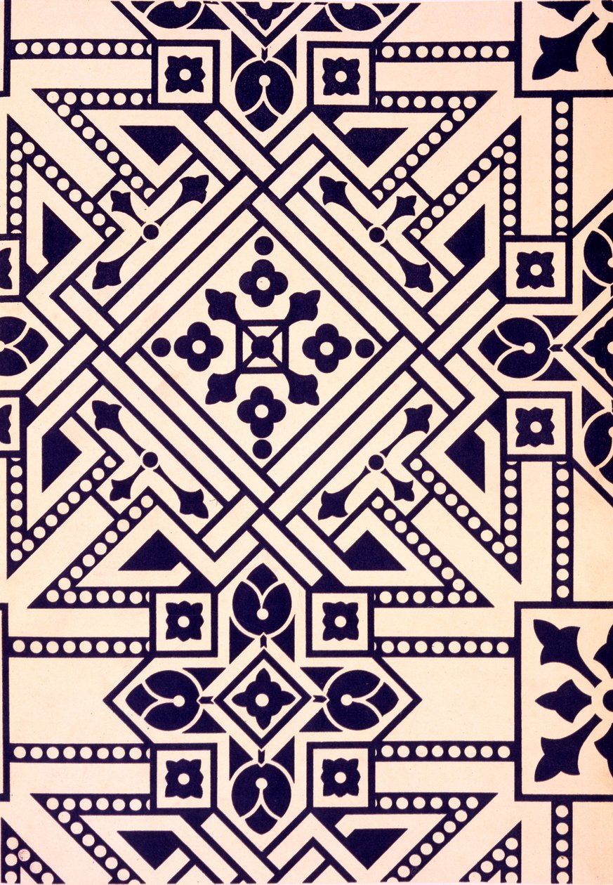 Illustration från "Studier in Design" av Christopher Dresser, publicerad 1876 av Christopher Dresser