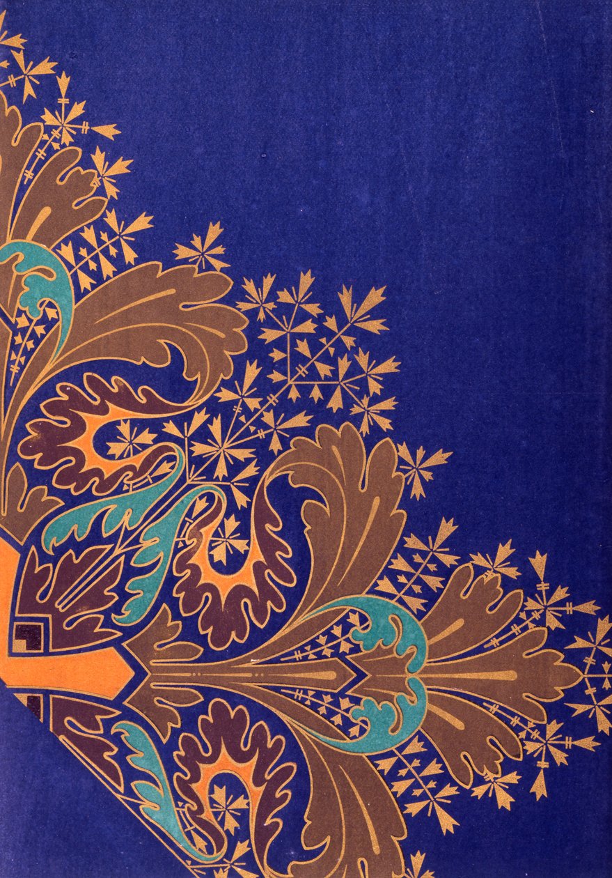 Mönster, illustration från "Studier in Design" av Christopher Dresser, publicerad 1876 av Christopher Dresser