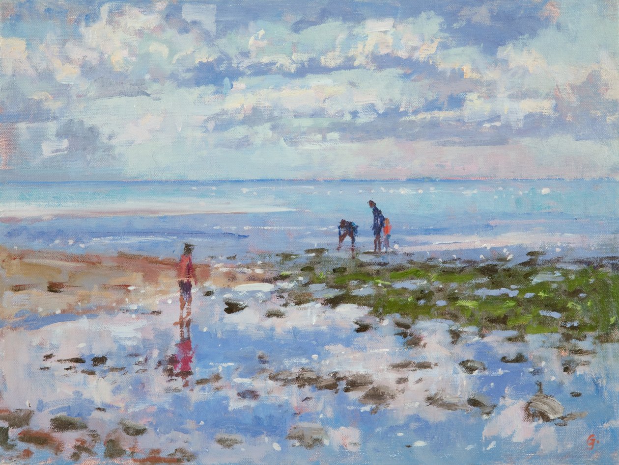 Lågvatten Charmouth, 2012 av Christopher Glanville