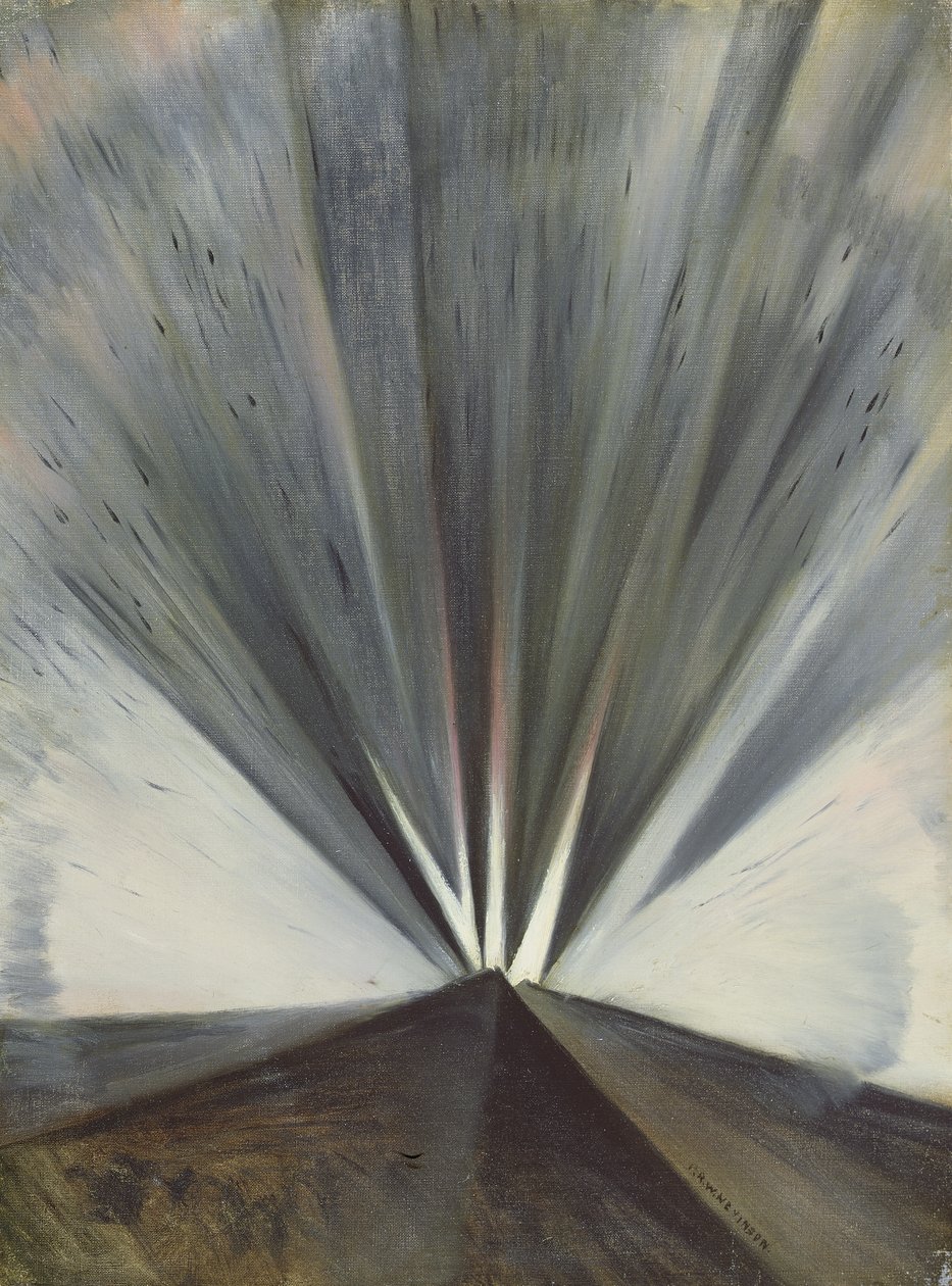 Exploderande skal, 1914-18 av Christopher Richard Wynne Nevinson