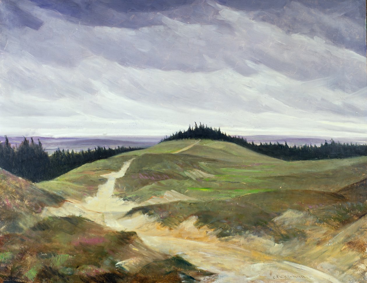 Sandig väg av Christopher Richard Wynne Nevinson