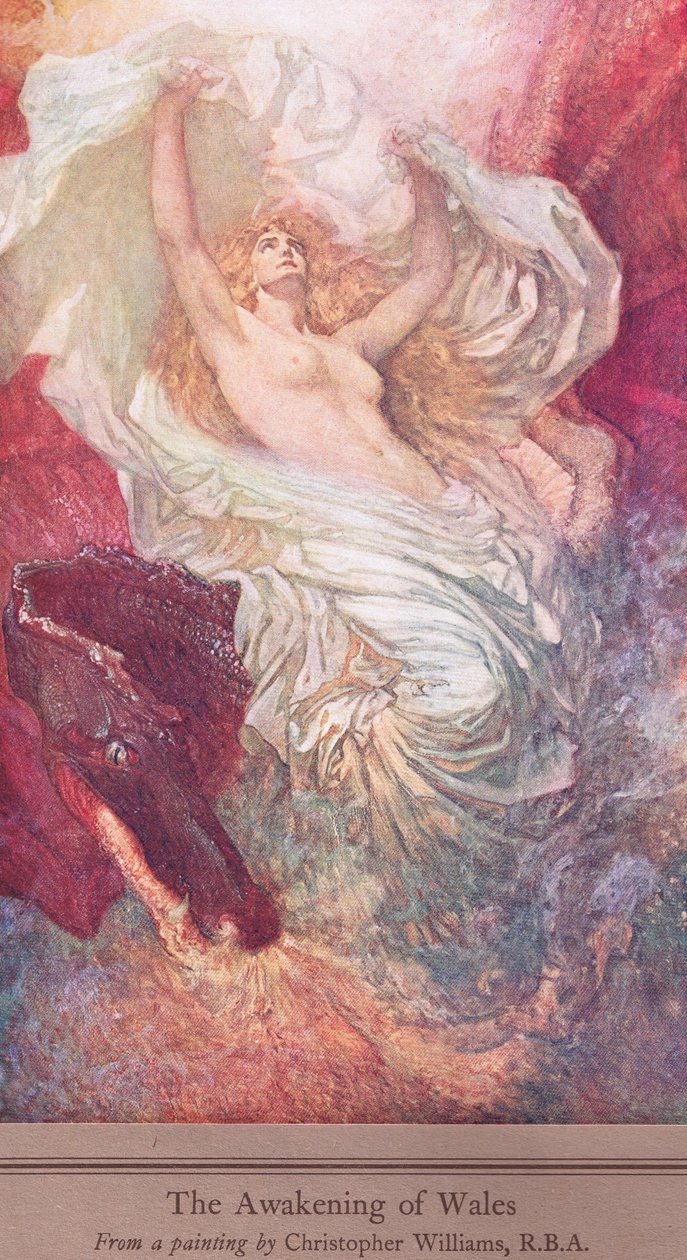 The Awakening of Wales, c.1915 av Christopher Williams