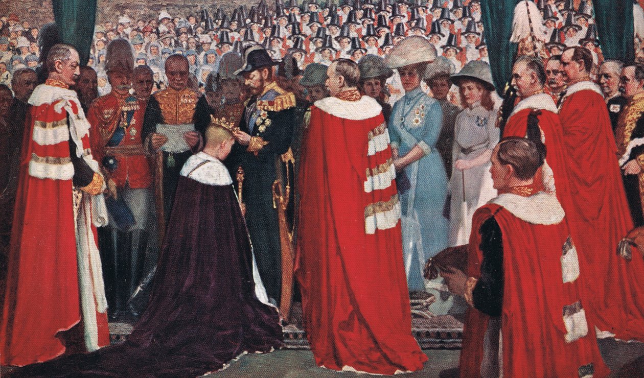 Prinsen av Wales investiture, c.1915 av Christopher Williams