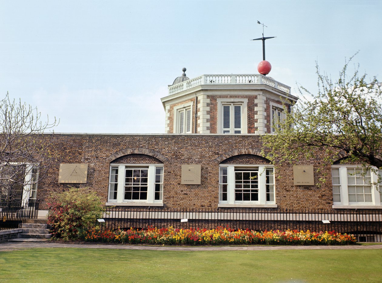 Vy av exteriören, byggd 1675 av Christopher Wren