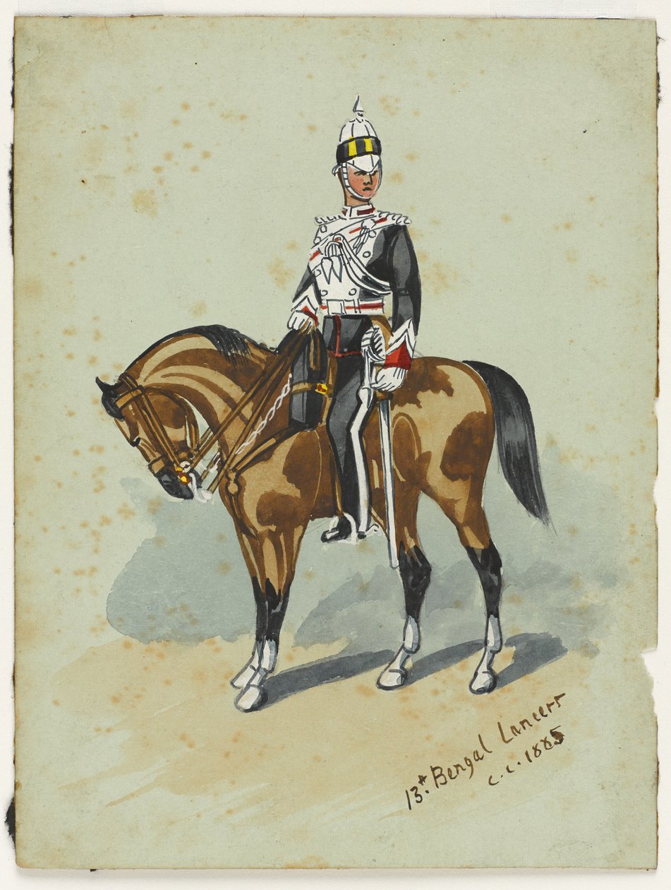13:e Bengal Lancers, cirka 1914 av Christopher Clark