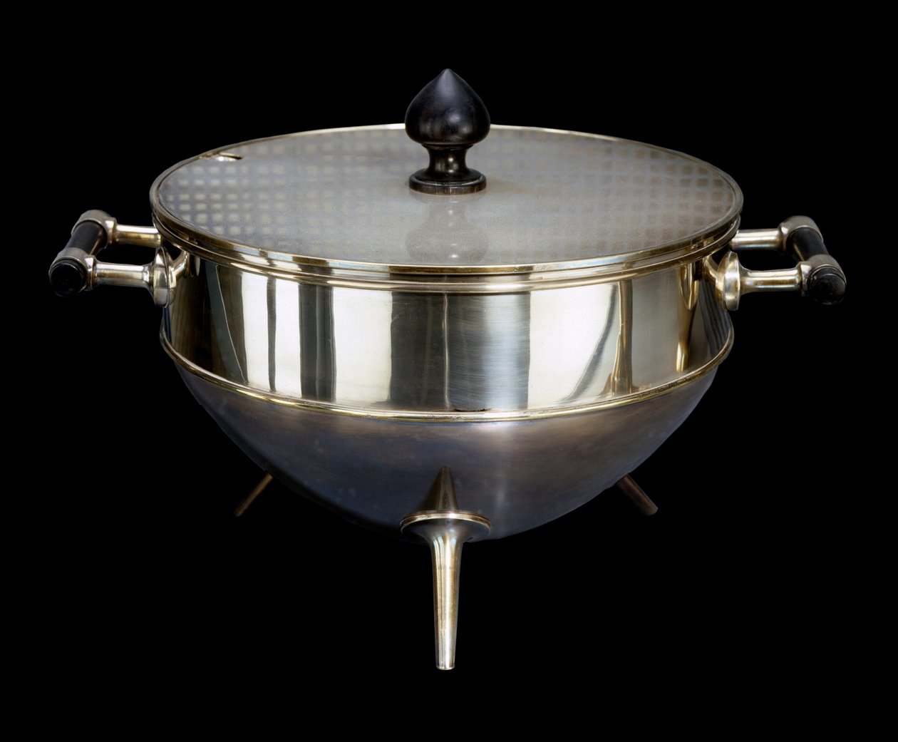 Argenterie: silvermetallsuck och ebene av Christopher Dresser (1834-1904) Runt 1880 Paris, musee d