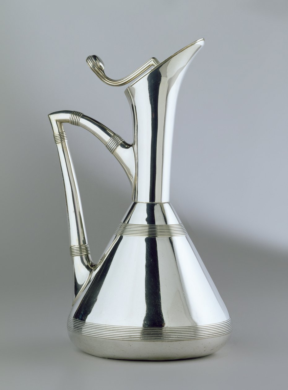 Kanna, 1885 (elektropläterad silver) av Christopher Dresser
