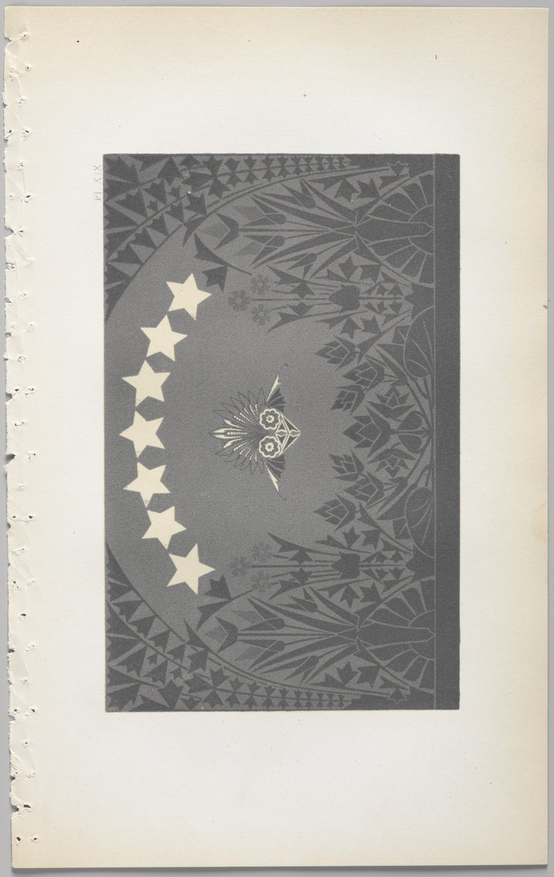 Konsten att dekorativ design: med en bilaga, som visar de timmar på dygnet då blommor öppnar, publicerad av Day & Son, London, 1862 av Christopher Dresser