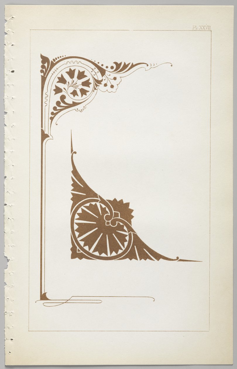 Konsten att dekorativ design: med en bilaga, som visar de timmar på dygnet då blommor öppnar, publicerad av Day & Son, London, 1862 av Christopher Dresser