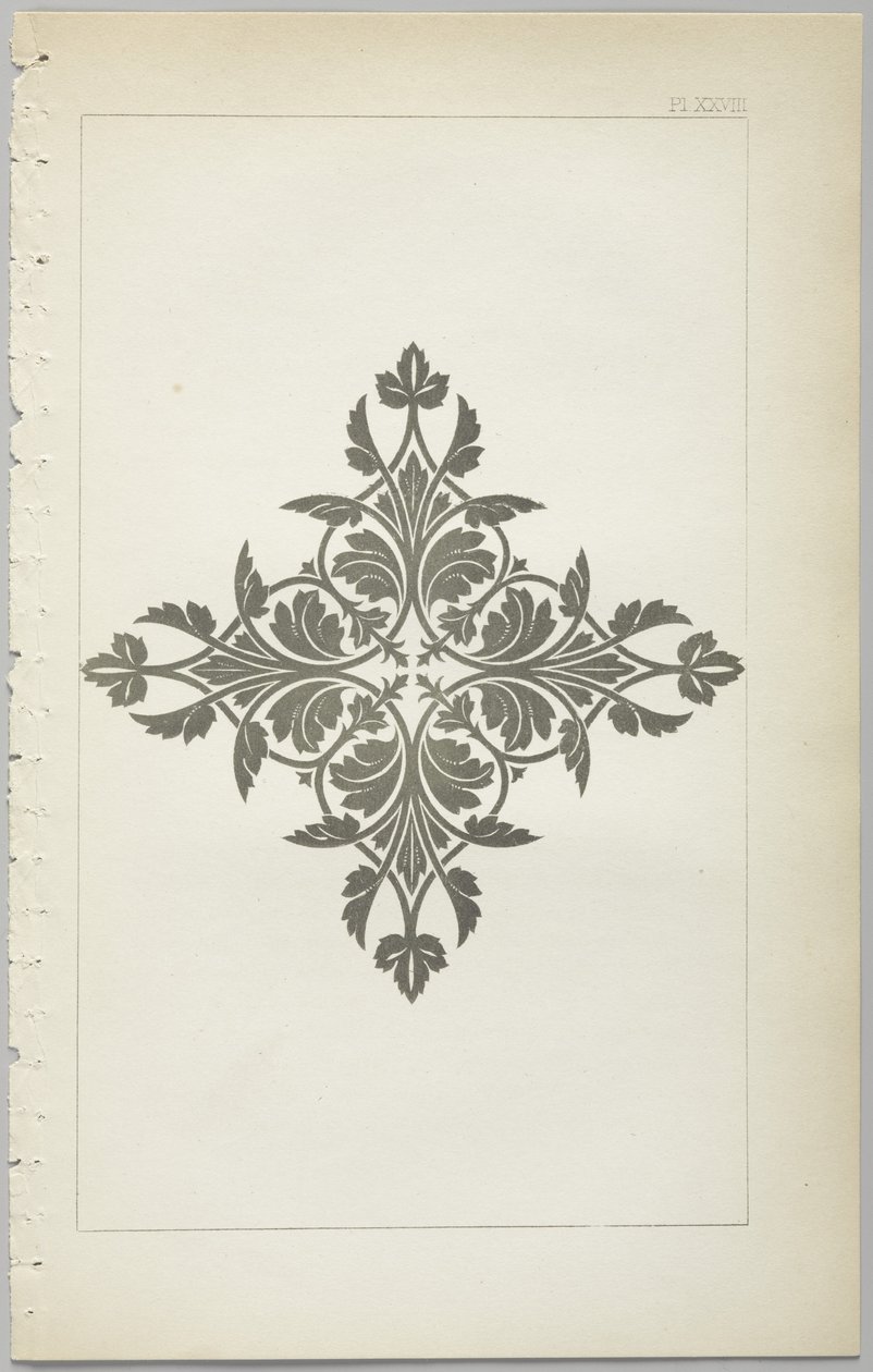 Konsten att dekorativ design: med en bilaga, som visar de timmar på dygnet då blommor öppnar, publicerad av Day & Son, London, 1862 av Christopher Dresser