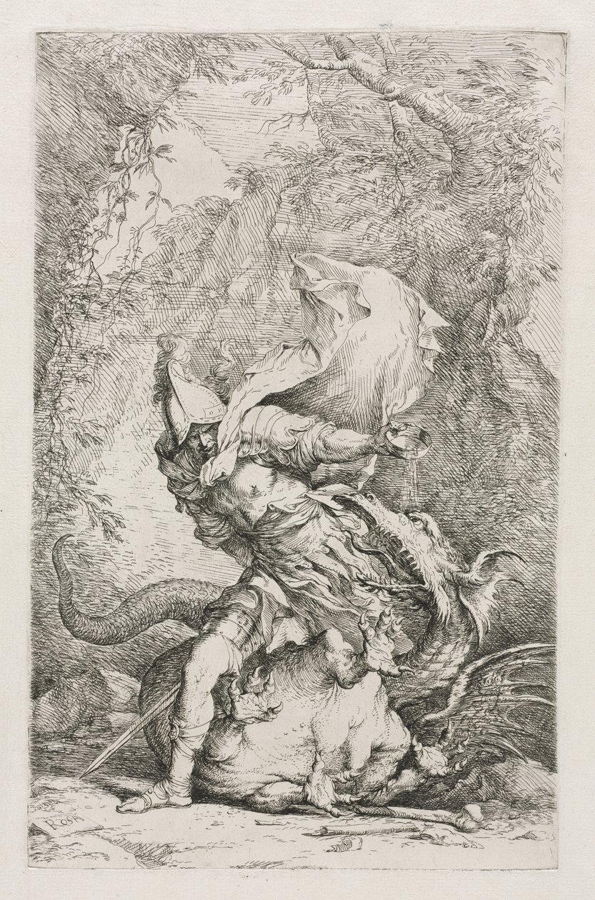 Jason och draken av Christopher Richard Wynne Nevinson