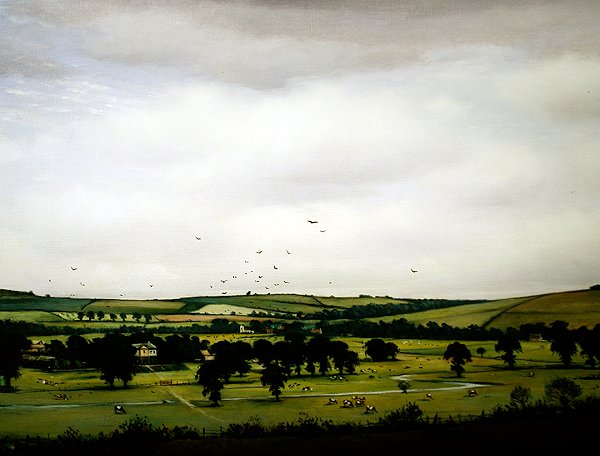 Ett engelskt landskap av Christopher Richard Wynne Nevinson