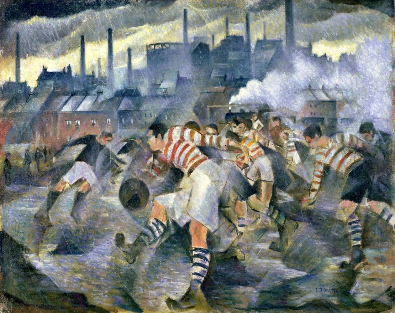 Vilken vinterlig eftermiddag som helst i England av Christopher Richard Wynne Nevinson