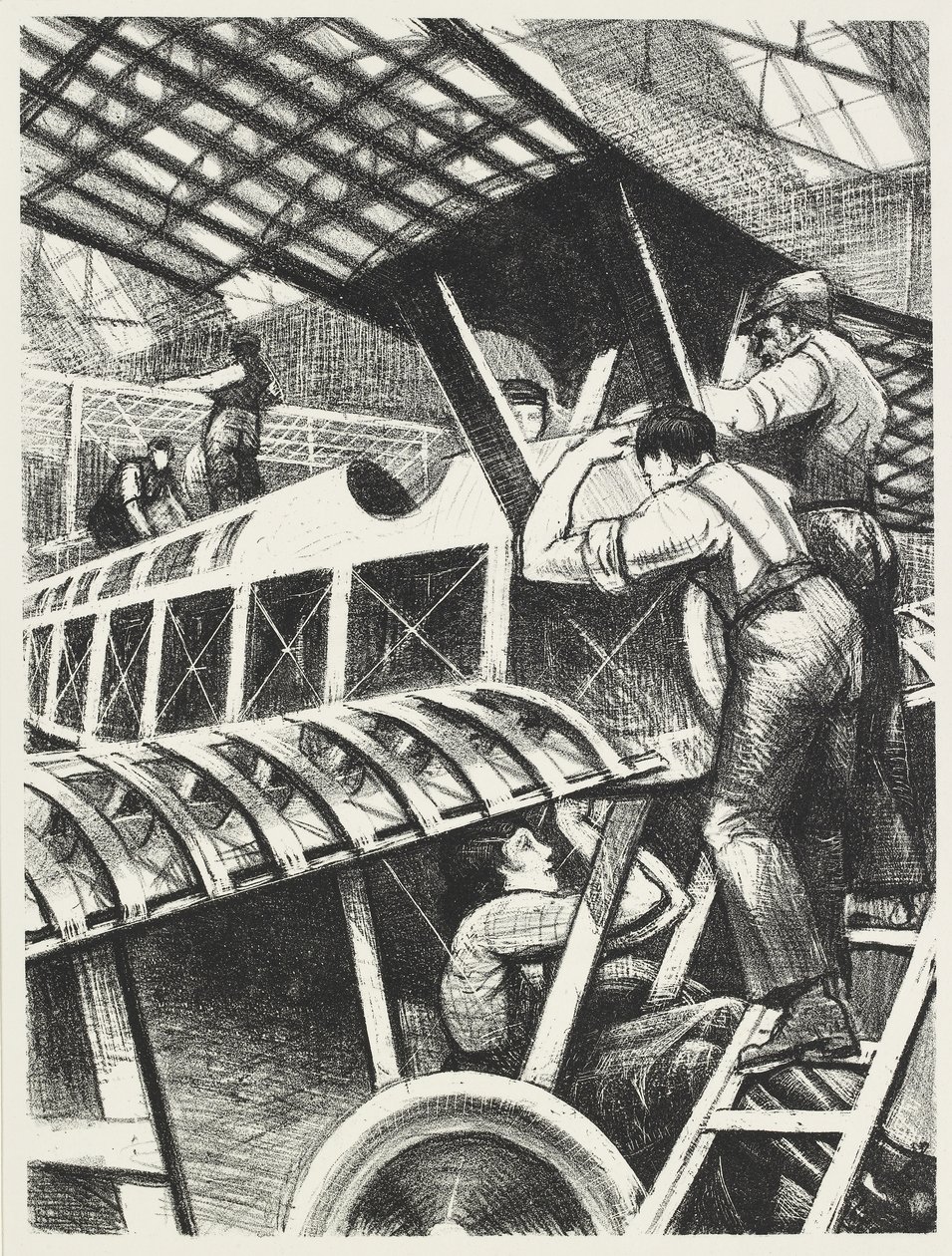 Montering av delar, 1917 av Christopher Richard Wynne Nevinson
