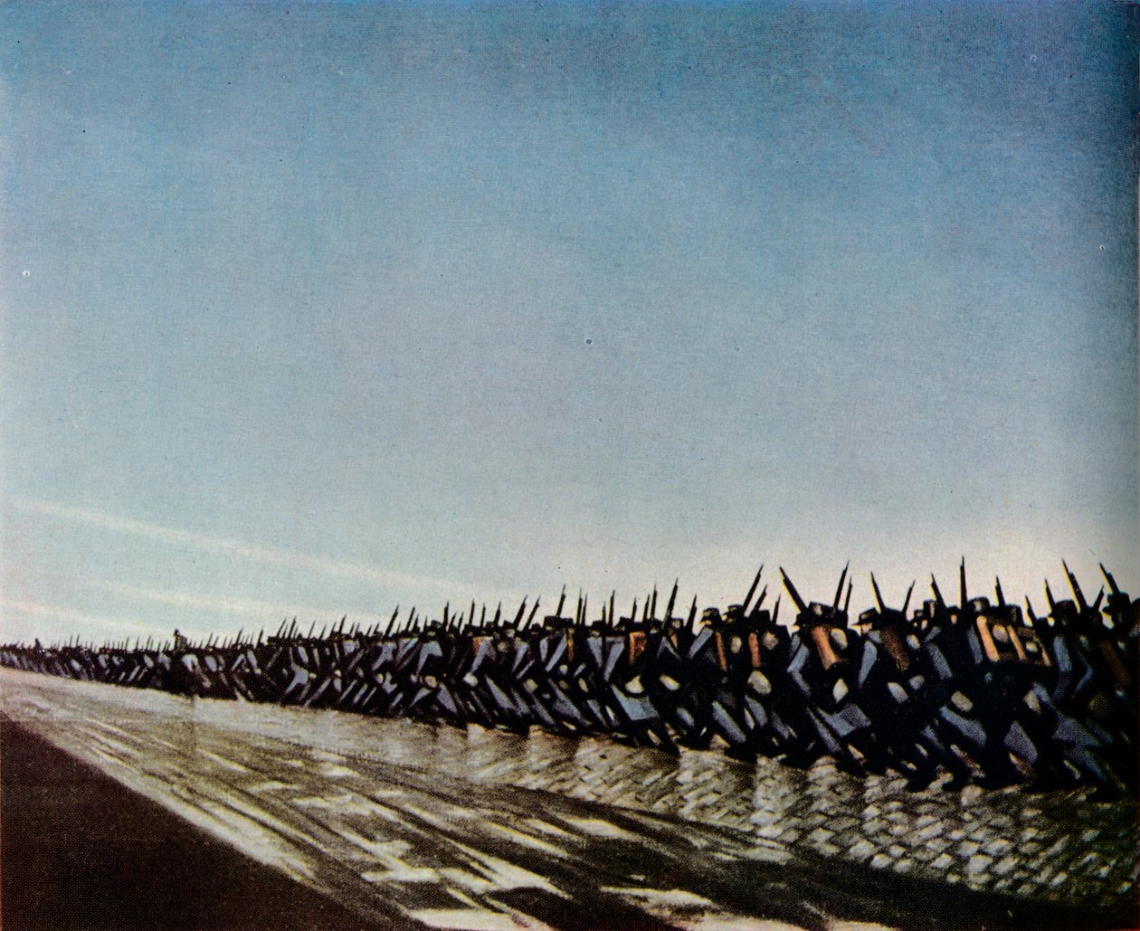 Kolumn om mars 1915. 1943. av Christopher Richard Wynne Nevinson