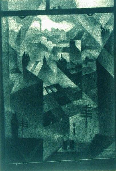 Från ett kontorsfönster av Christopher Richard Wynne Nevinson