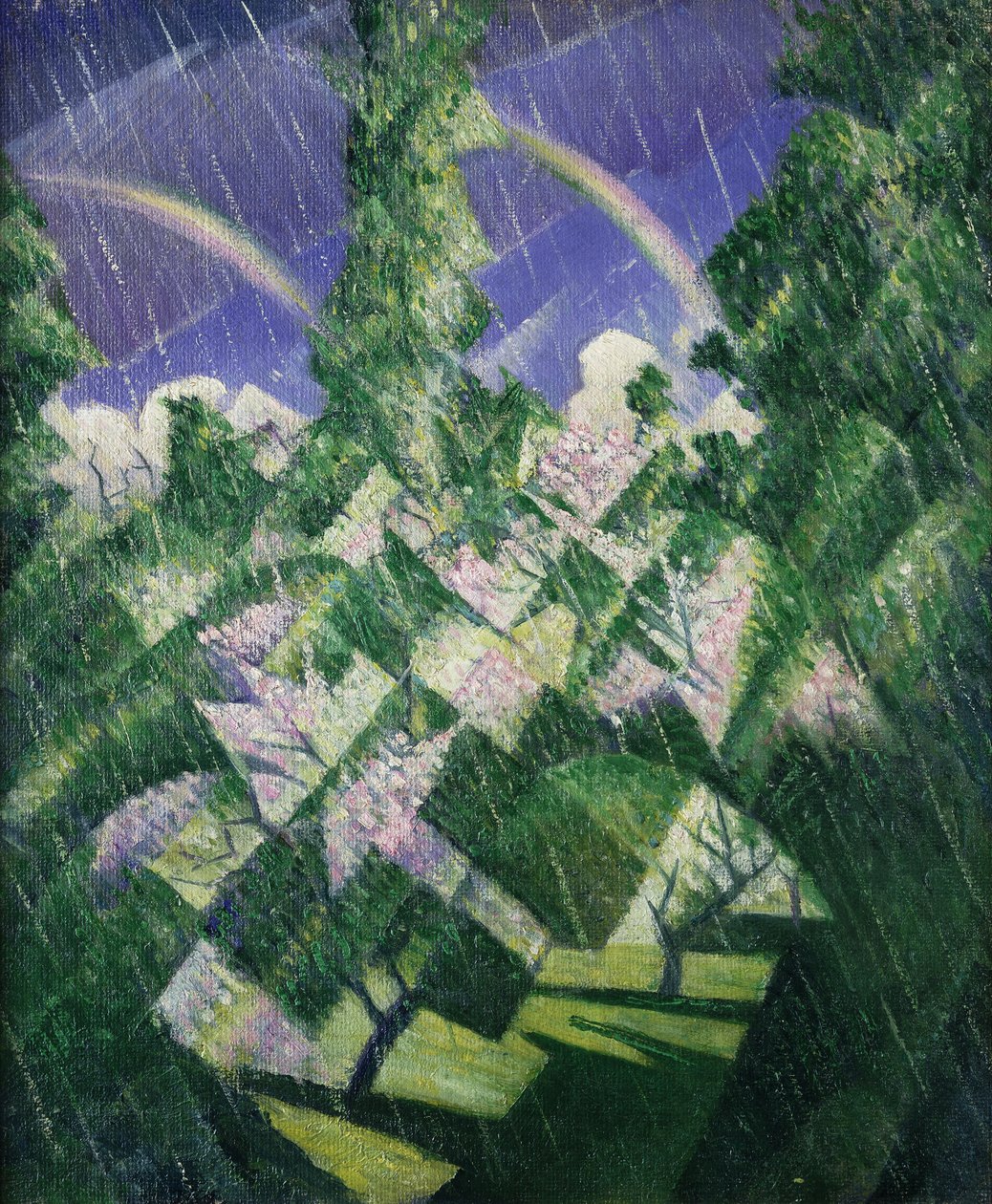 De fyra årstiderna: våren, ca 1919 av Christopher Richard Wynne Nevinson