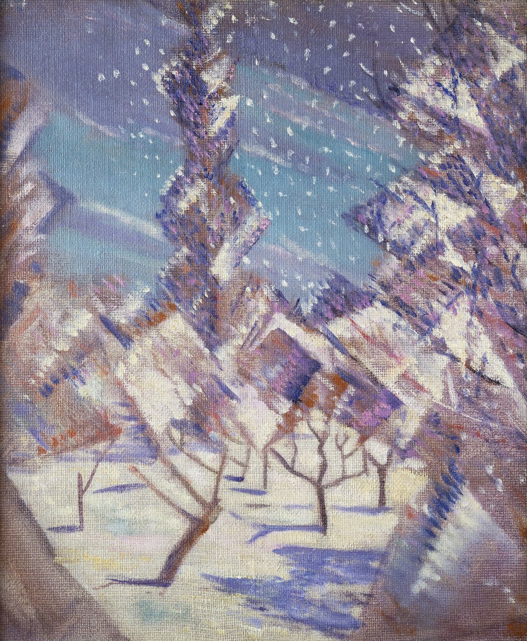 De fyra årstiderna: vinter, ca 1919 av Christopher Richard Wynne Nevinson