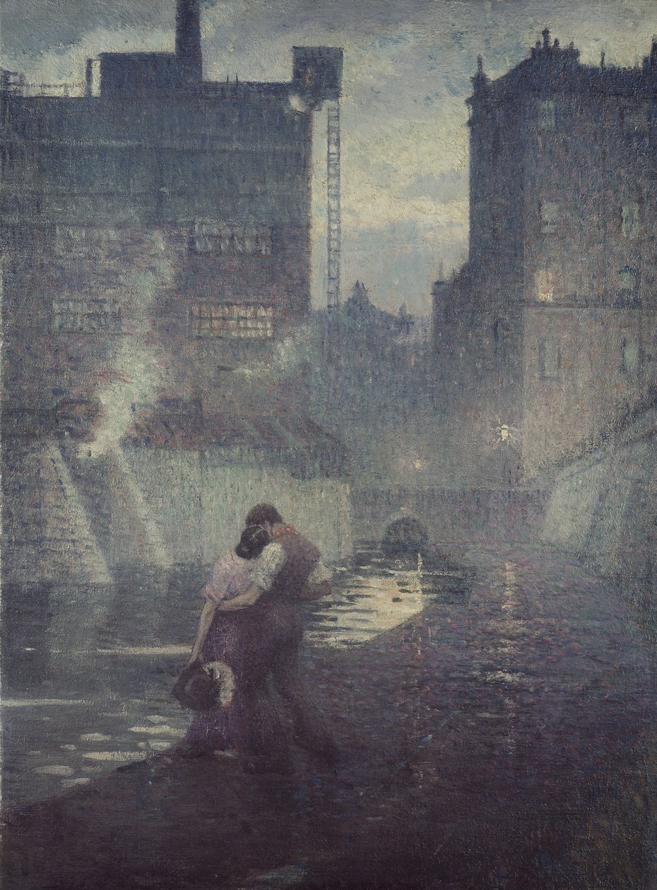 Towpath, 1912 av Christopher Richard Wynne Nevinson