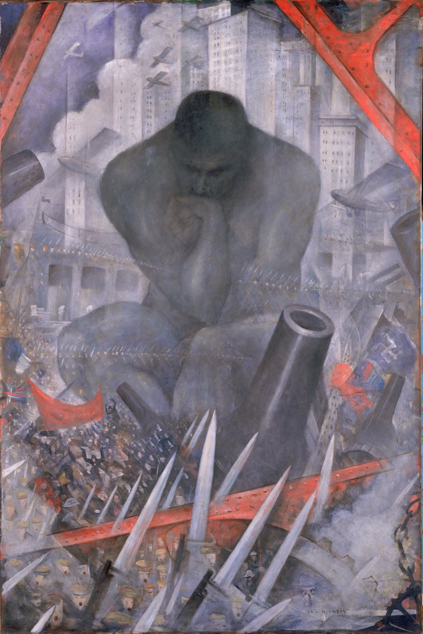 Twentieth Century, ca 1932-35 (olja på duk) av Christopher Richard Wynne Nevinson