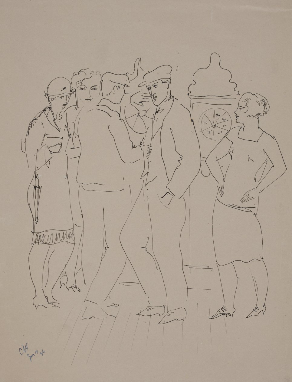 Bar i Marseille, 14 juni av Christopher Wood