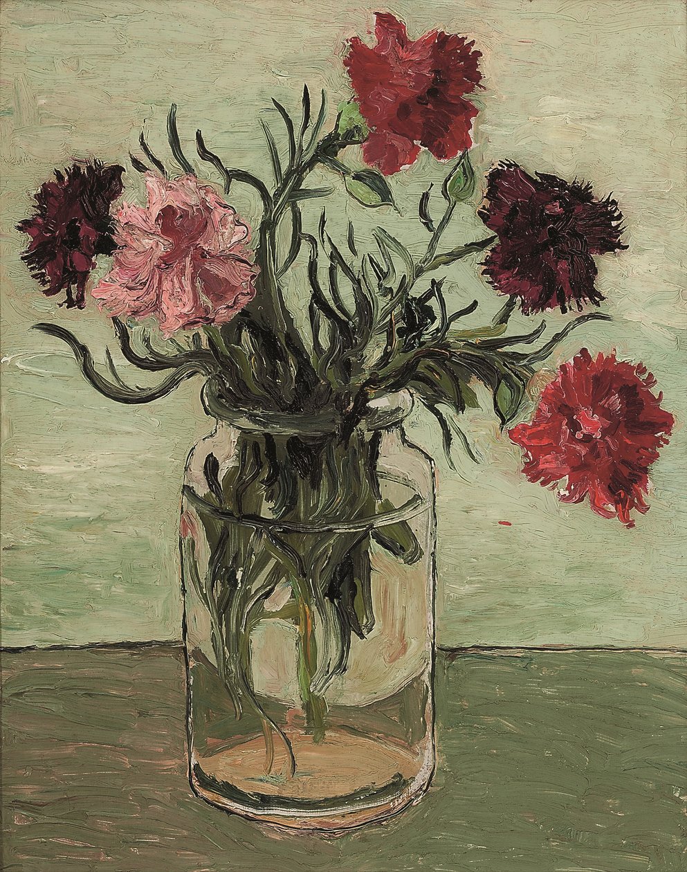 Nejlikor i glasburk av Christopher Wood