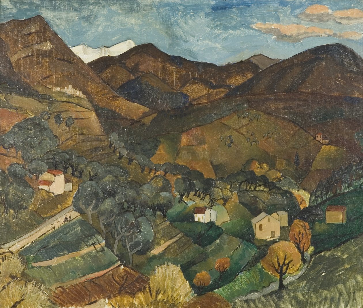 Landskap, Vence av Christopher Wood