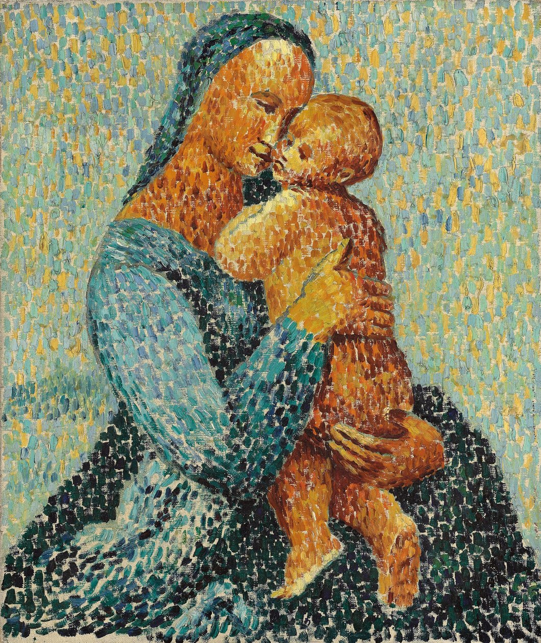 Mamma och barn av Christopher Wood