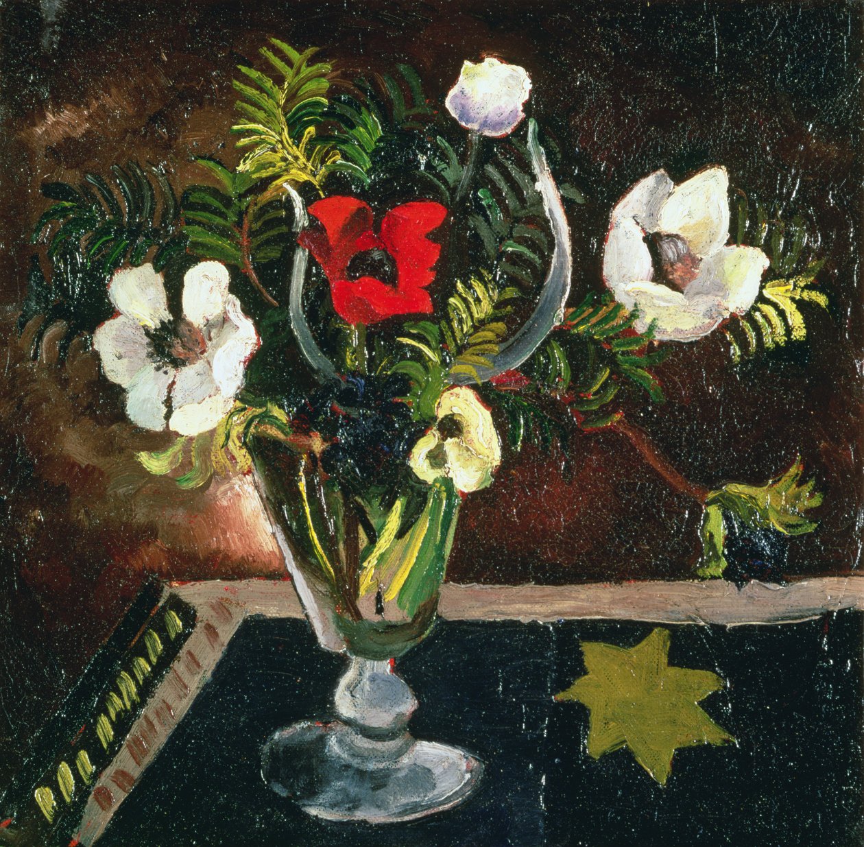 Stilleben av blommor av Christopher Wood