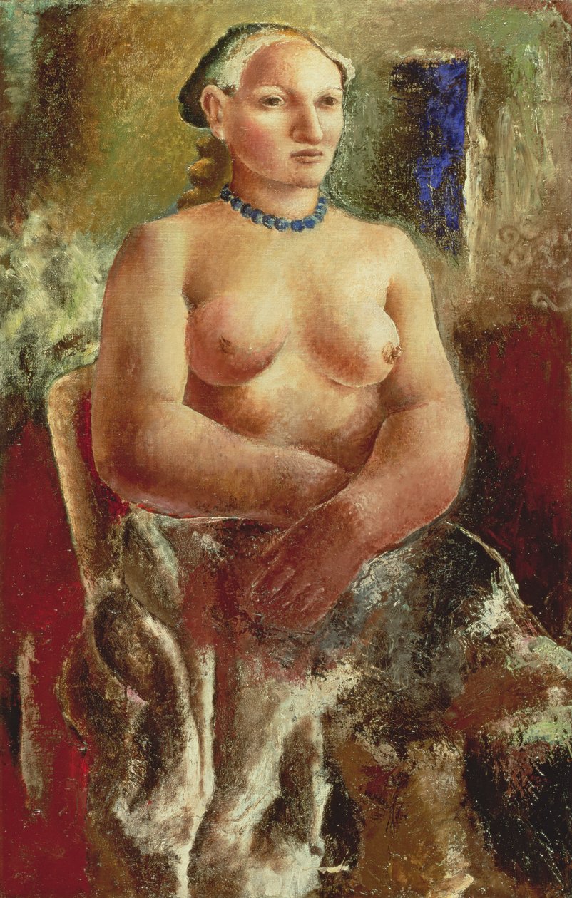 Det blå halsbandet, 1926 av Christopher Wood