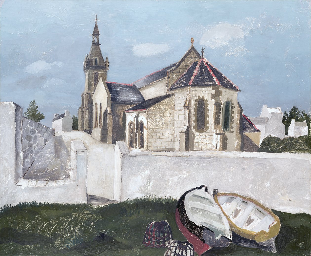 Treboul kyrka, Bretagne av Christopher Wood