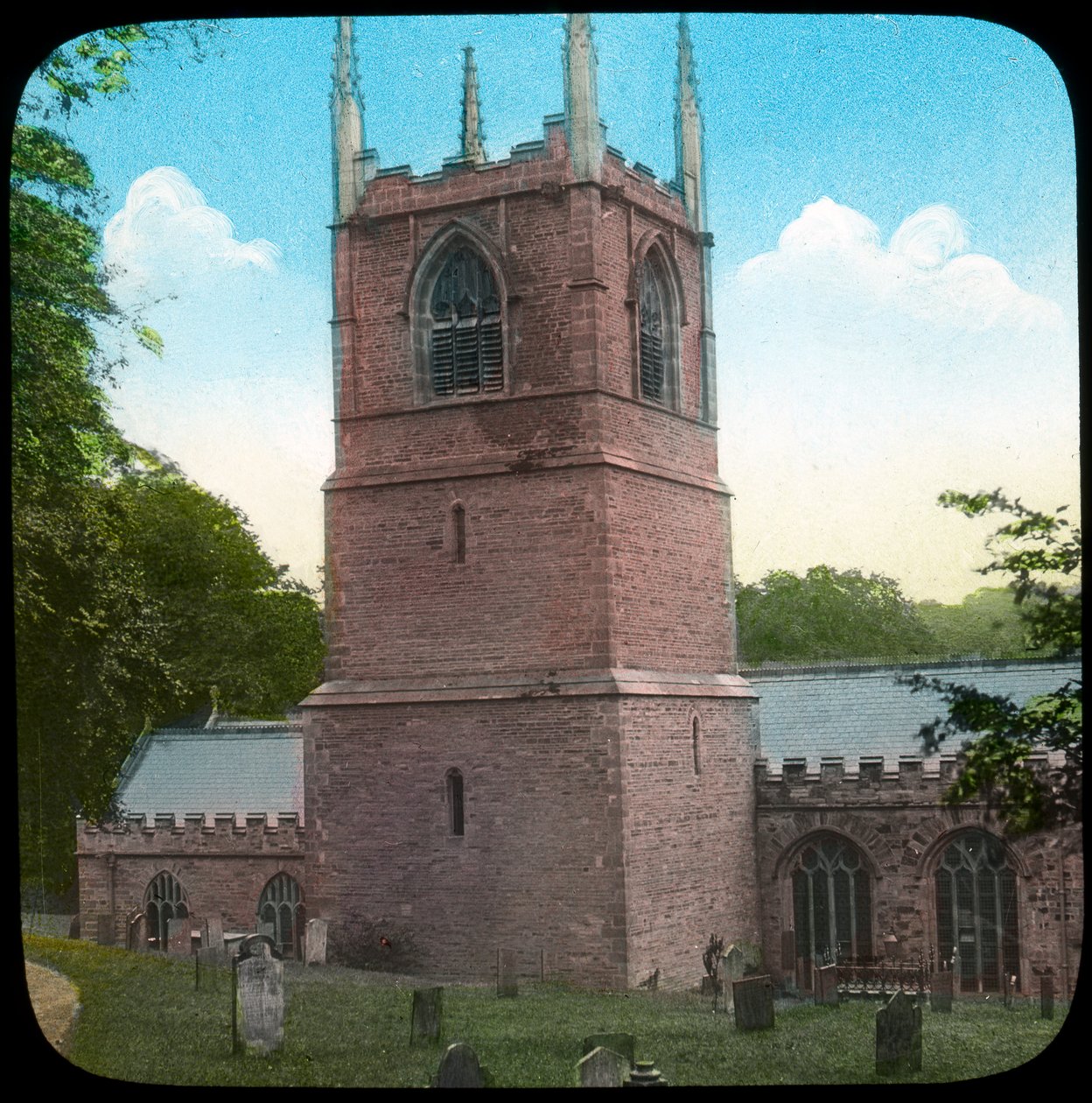Bodmin Church, Cornwall, sent 1800-tal eller tidigt 1900-tal av Church Army Lantern Department