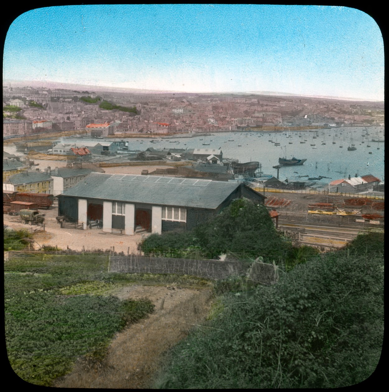 Falmouth, Cornwall, sent 1800-tal eller tidigt 1900-tal av Church Army Lantern Department