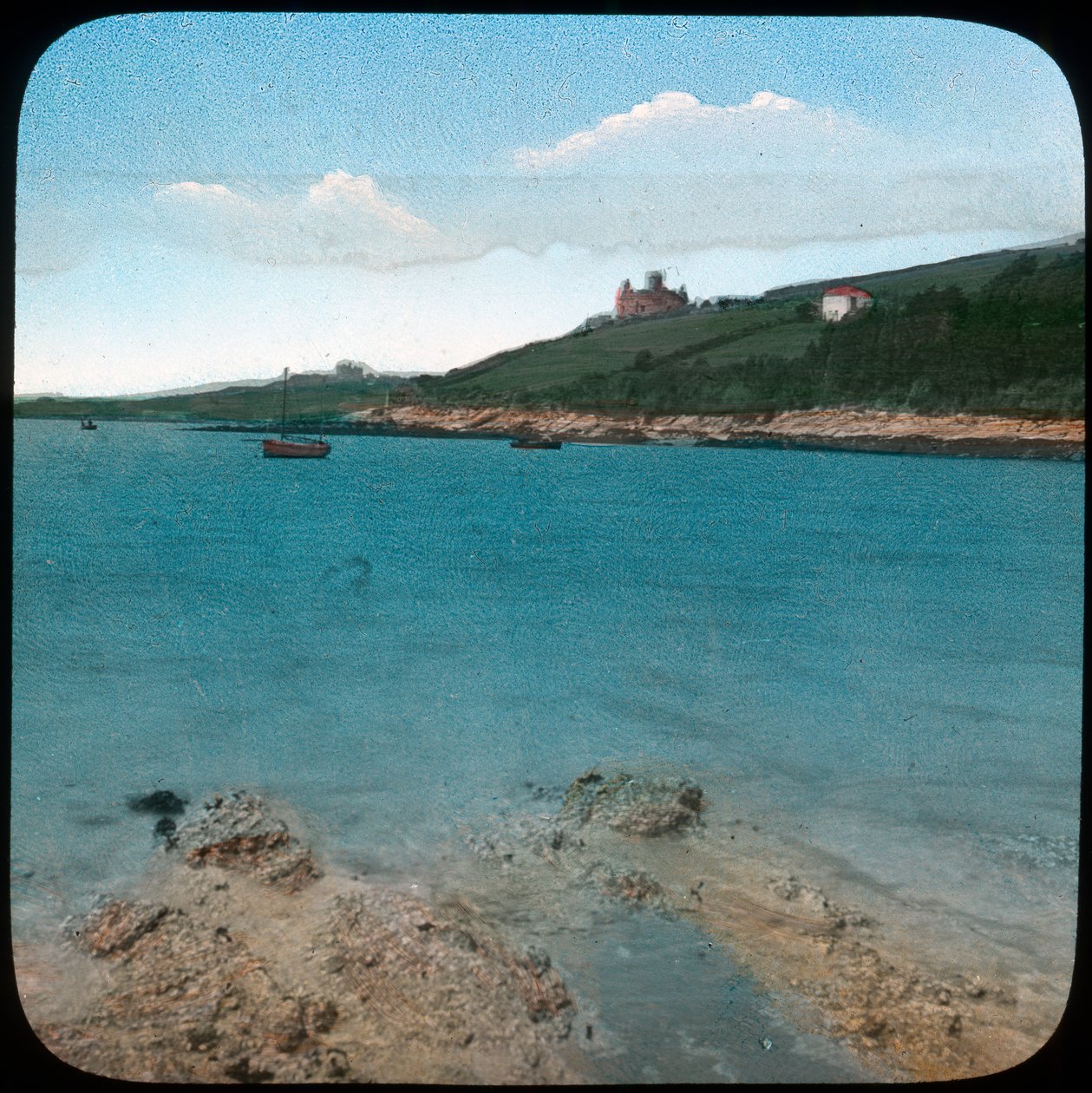 St Mawes Castle, Cornwall, sent 1800-tal eller tidigt 1900-tal av Church Army Lantern Department