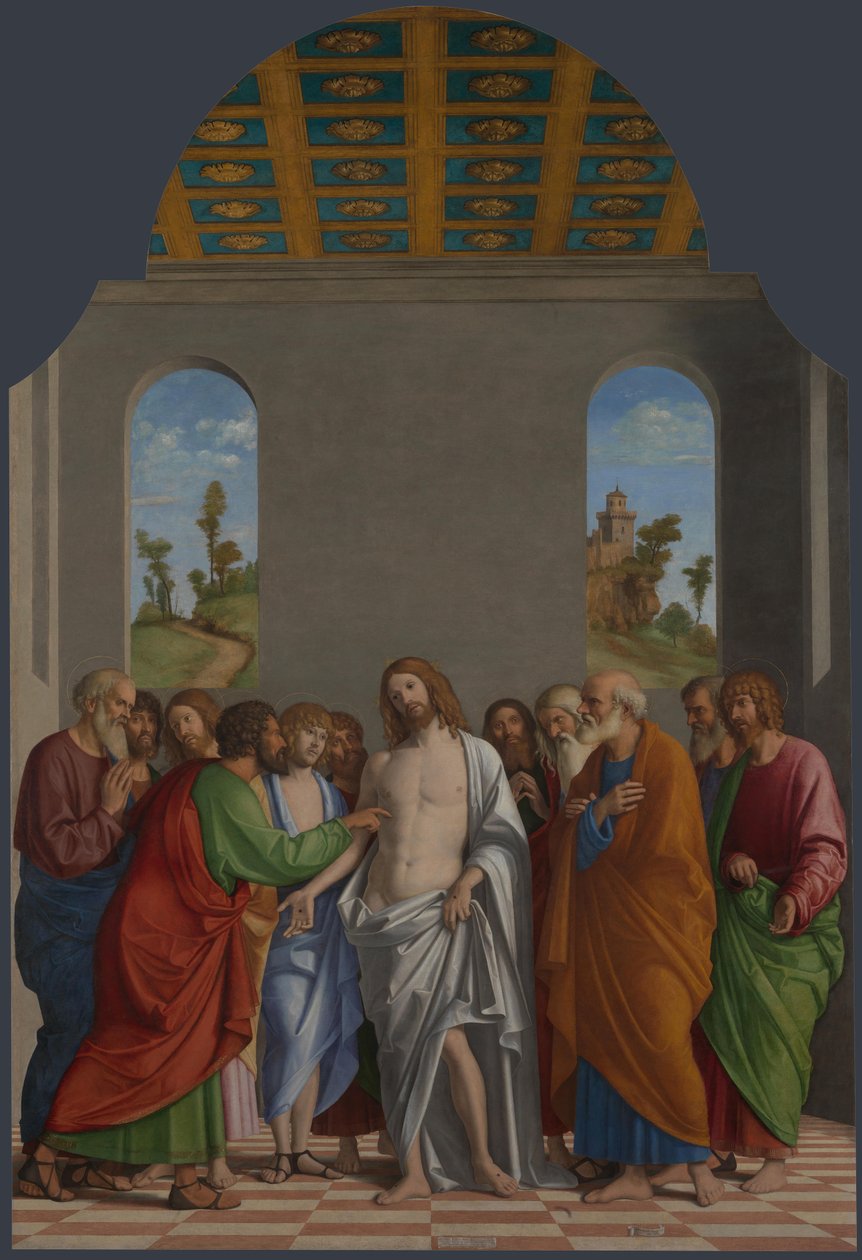 Otroligt av St Thomas av Cima da Conegliano