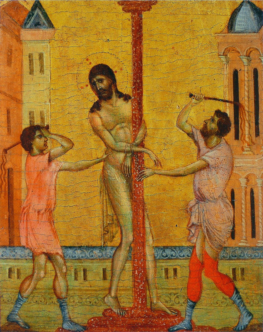 Kristi flagellation av Cimabue