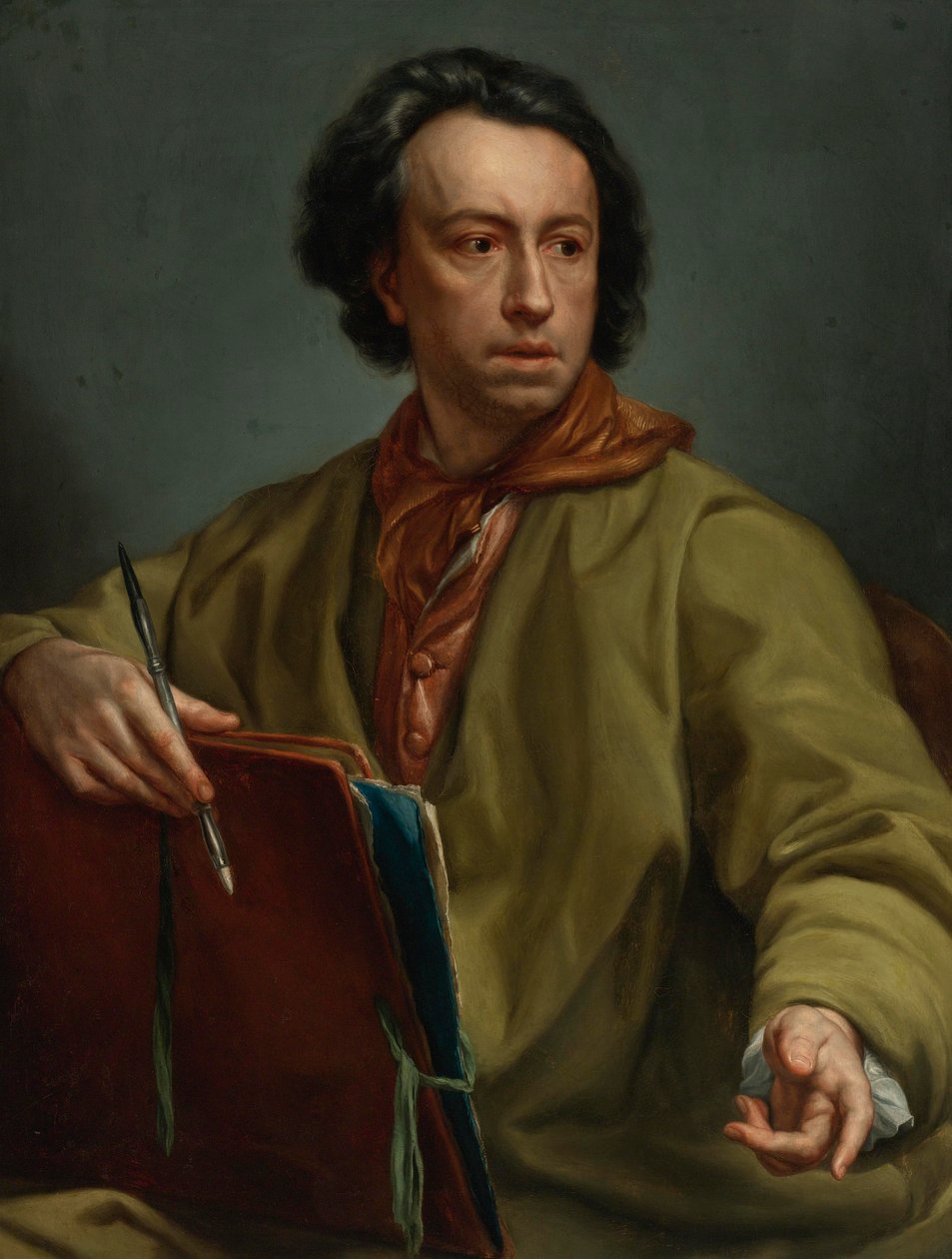 Self-portrait av Circle of Anton Raphael Mengs