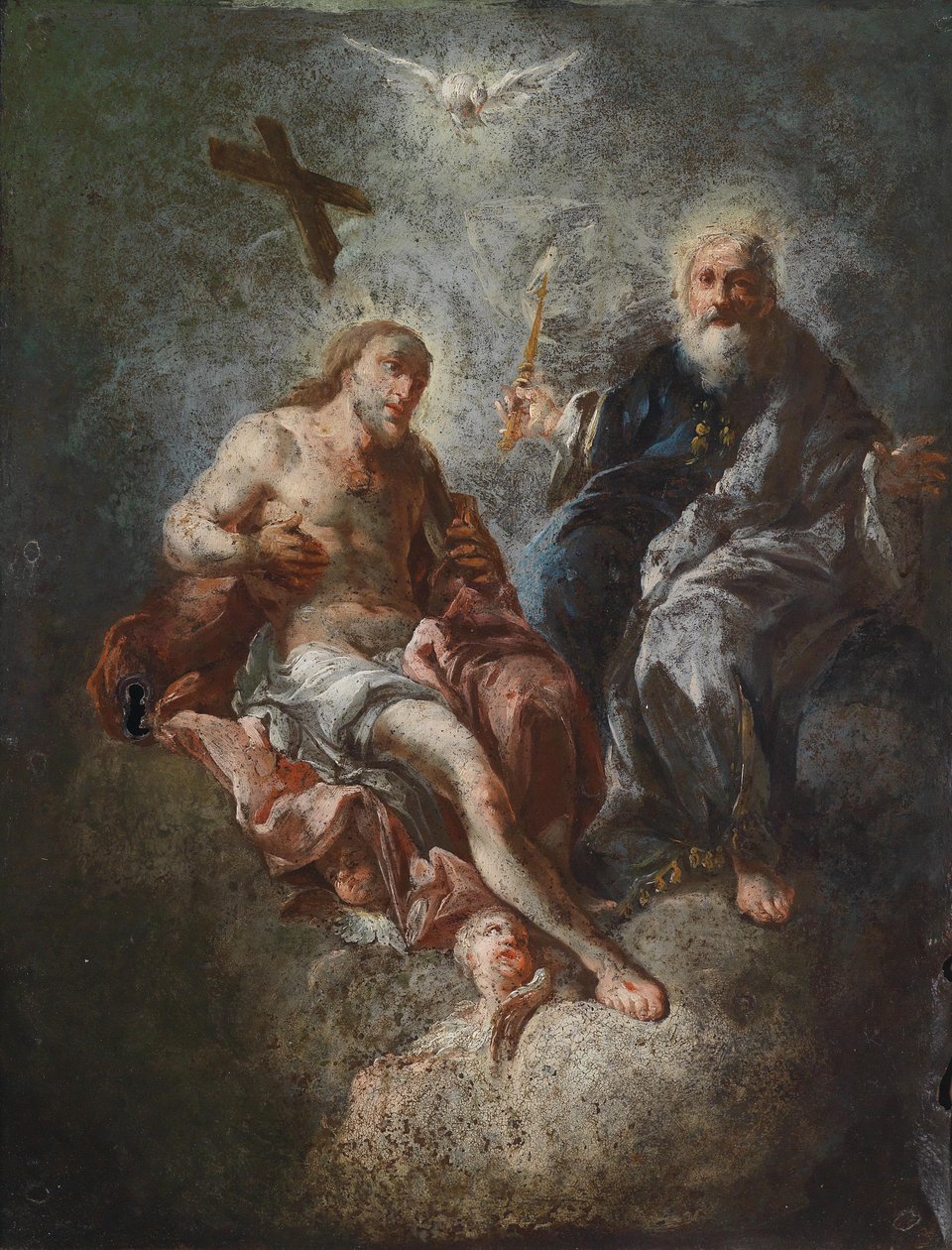 Barmhärtighetsstolen (från en dörr till tabernaklet) av Franz Anton Maulbertsch